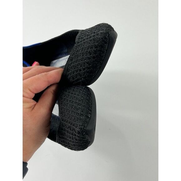 Rothy's The Point Black Honeycomb Knit Flats *NO SIZE NO INSOLES* Size 5.5 READ - Picture 6 of 10